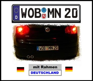 RC Wunschkennzeichen Nummernschild Kennzeichen Modellbau Deutschland